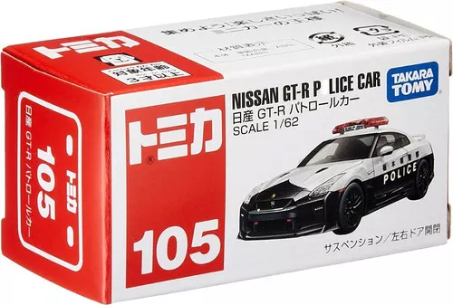 Tomica #105 - Nissan GT-R Police Car