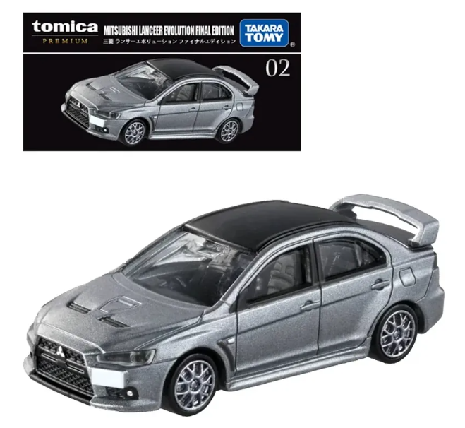 Tomica #02 - Mitsubishi Lancer Evo Final Edition