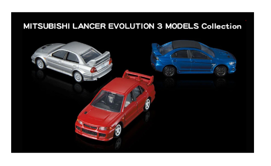 Tomica Mitsubishi Lancer Evo 3 Model Collection