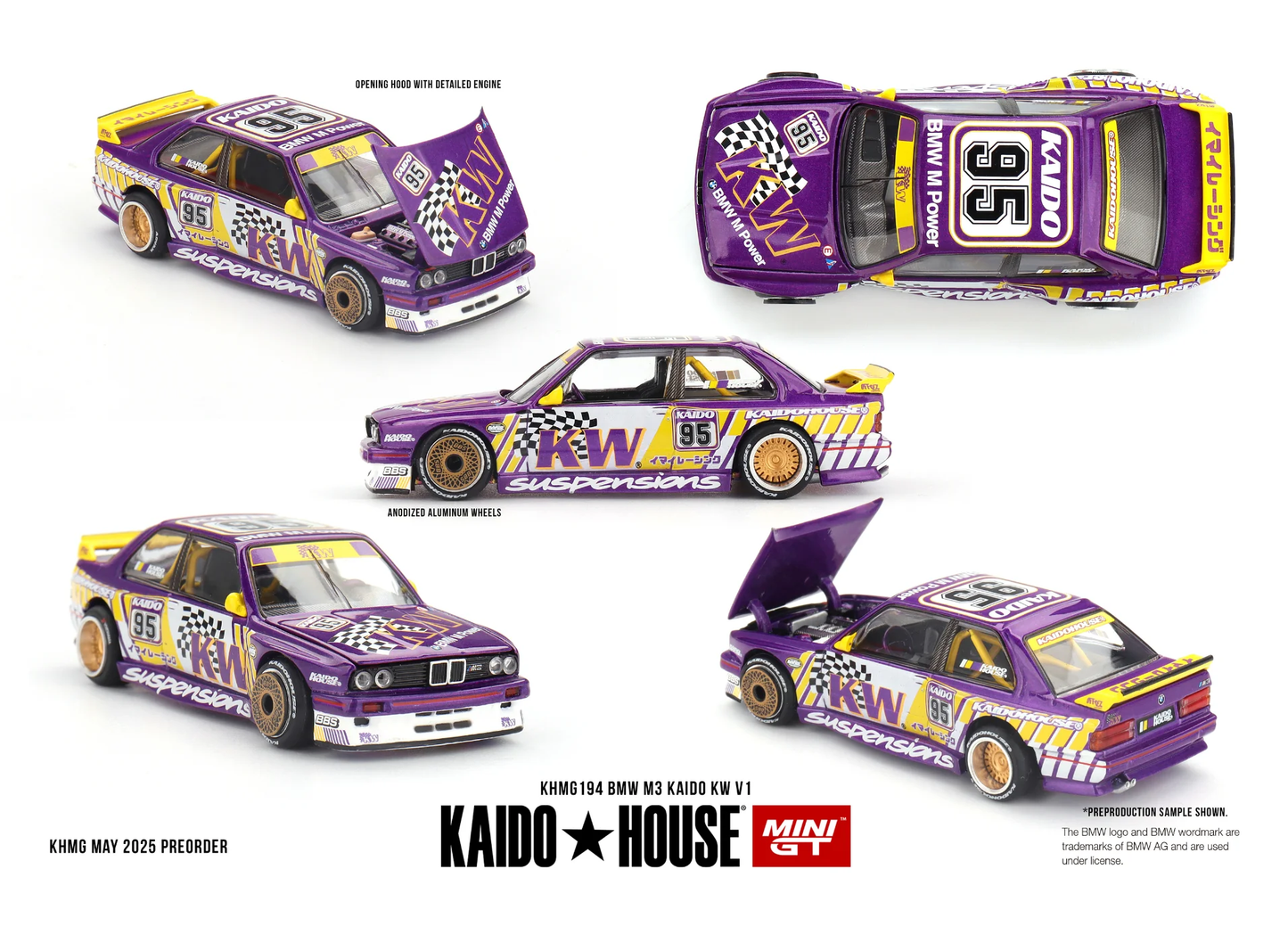Mini GT Kaido House - BMW M3 E30