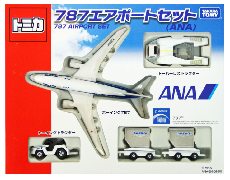 Tomica #787 - All Nippon Airways Boeing 787 Set