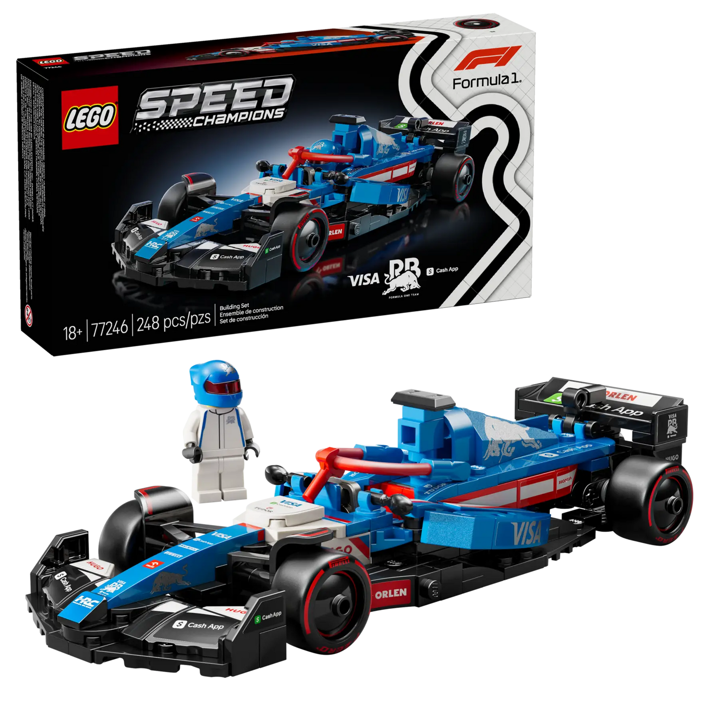 Lego 77246 - Speed Champions F1 Visa Cash App RB VCARB
