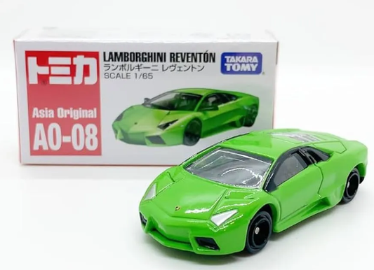 Tomica #AO08 - Lamborghini Aventador