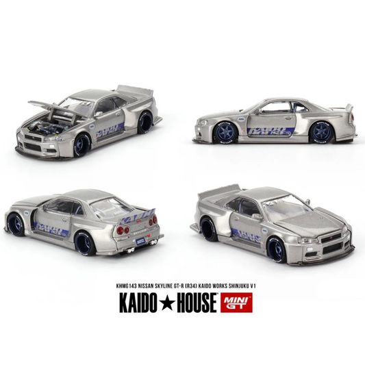 Mini GT Kaido House #143 - Nissan Skyline GTR (R34)